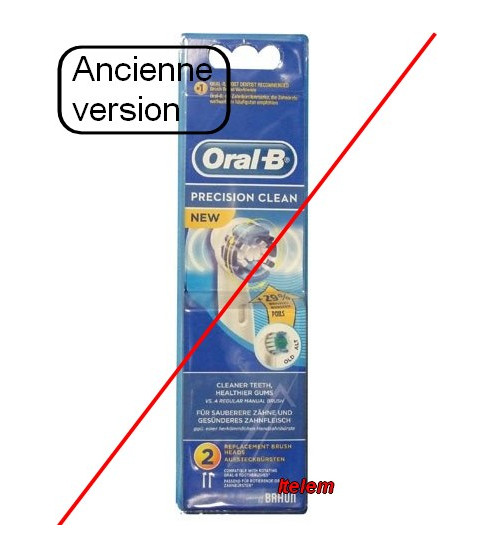 Ancienne version brossettes Oral B par 2 4704716