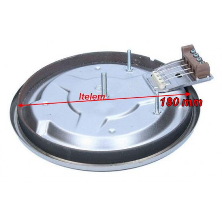 Plaque chauffante en fonte 180 mm 2000W table de cuisson Brandt 71X1992