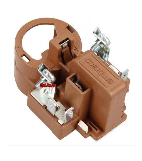 Relais démarrage CTP Aspera Embraco réfrigérateur Faure 6940650