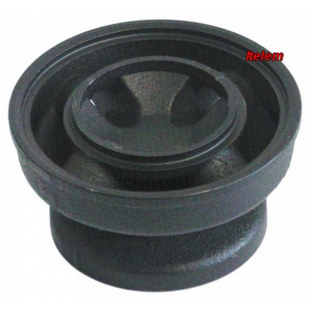 Embase chapeau de brûleur 94 mm fourneau Zanussi 17012724