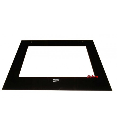 Vitre extérieure porte four cuisinière Beko 210444372