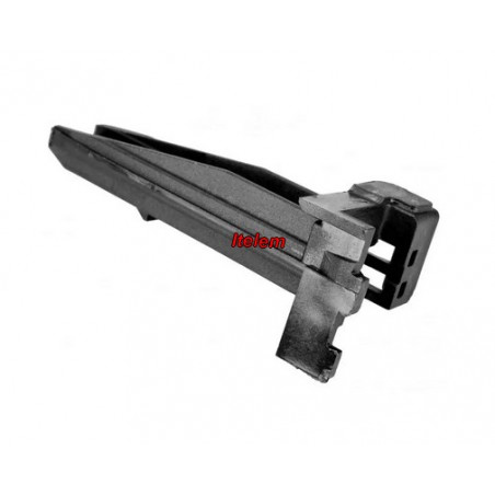 Support charnière gauche porte four Beko 250440102