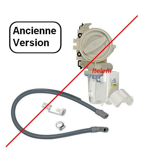 Pompe de vidange lave-linge grosse capacité Whirlpool 484000001051