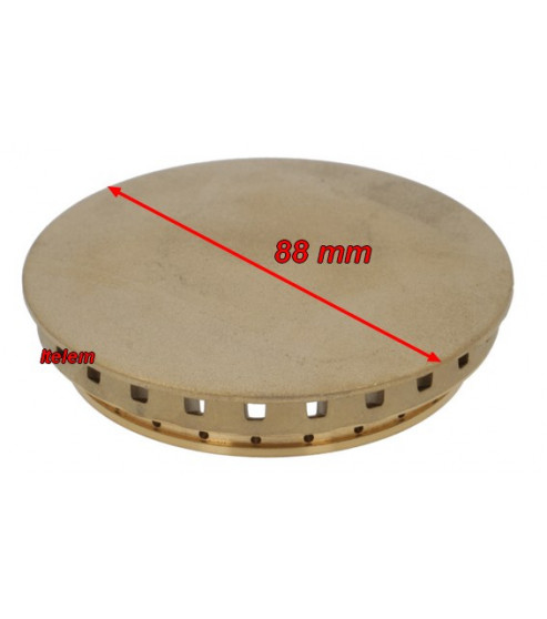 Chapeau de brûleur 88 mm fourneau Morice BR0097
