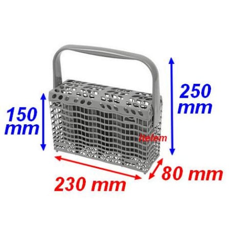 Panier couverts lave-vaisselle Faure Arthur-Martin Ikea Zanussi AEG 1524746300