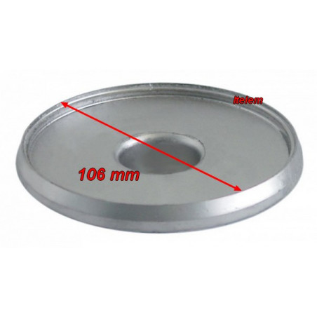 Embase brûleur 106 mm fourneau Capic G204011