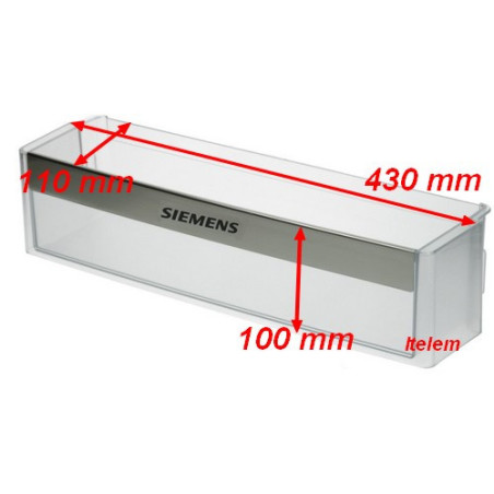 Balconnet porte-bouteilles réfrigérateur Siemens 00447353