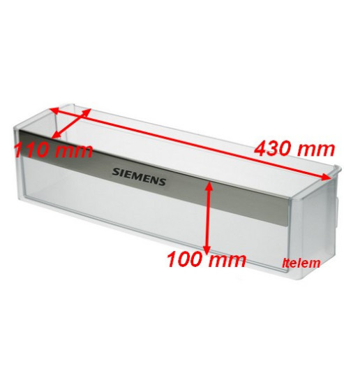 Balconnet porte-bouteilles réfrigérateur Siemens 00447353