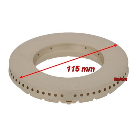 Chapeau de brûleur 115 mm fourneau MBM RTCU700376