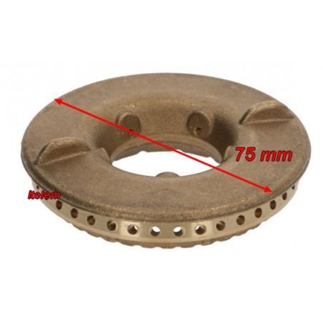 Chapeau de brûleur 75 mm fourneau Lainox SIR0100252
