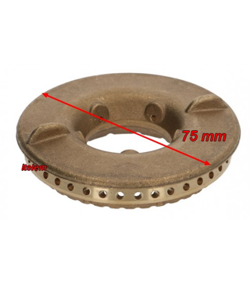 Chapeau de brûleur 75 mm fourneau Lainox SIR0100252