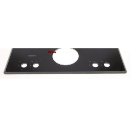 Dessus verre table de cuisson gaz Hotpoint-Ariston C00495332