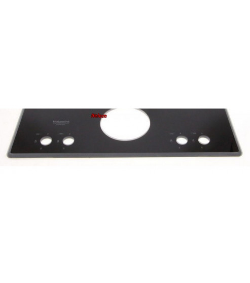 Dessus verre table de cuisson gaz Hotpoint-Ariston C00495332