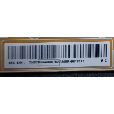 Carte électronique d'alimentation téléviseur Samsung BN44-00876A