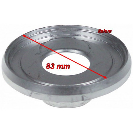 Embase de chapeau de brûleur 80 mm fourneau Solymac G204006