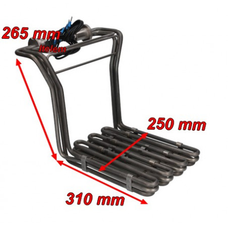 Résistance 9000W friteuse Berto's 22016300