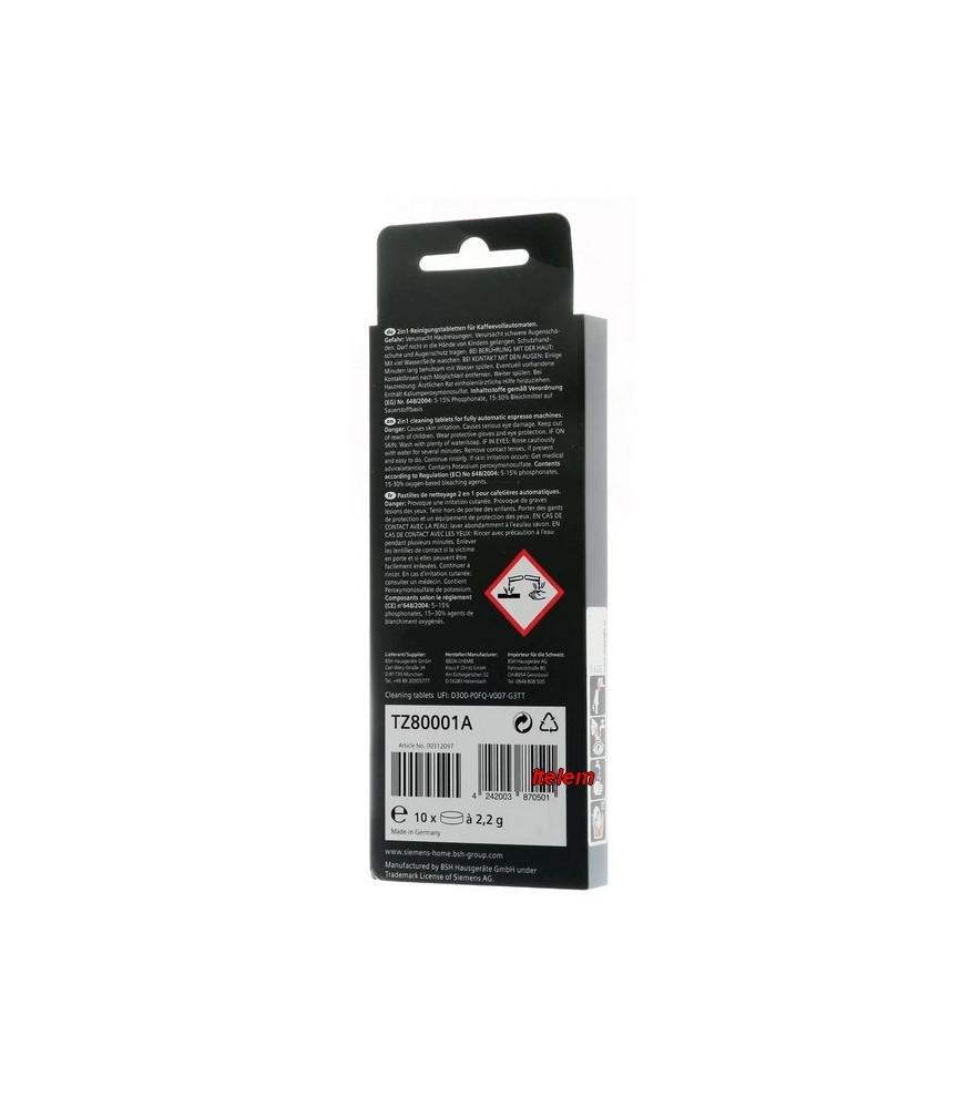 Pastilles De Nettoyage Pour Machines à Café - Lot De 30 (CTC), Compatible Saeco, Siemens, Miele...