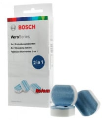 Lot de 4 pastilles détartrantes avec brosse de nettoyage BOSCH