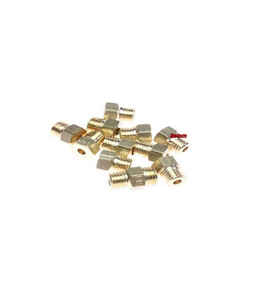 Kit d’injecteurs gaz naturel table de cuisson Whirlpool Bauknecht 480121103646