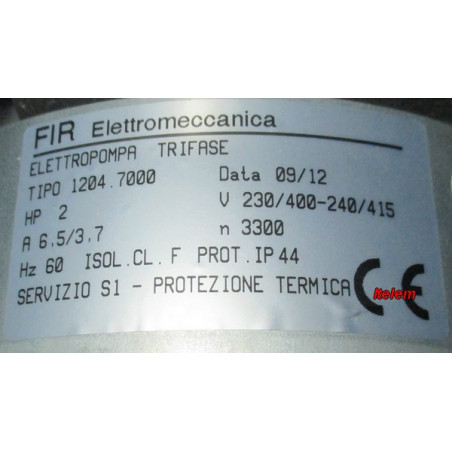 Pompe de cyclage lave-vaisselle Bonnet  DPE309DHZ