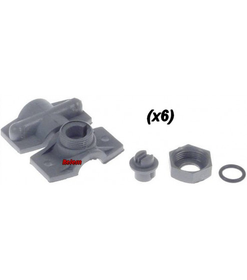 Kit gicleurs rinçage lave-vaisselle professionnel Angelo Po 33T1140