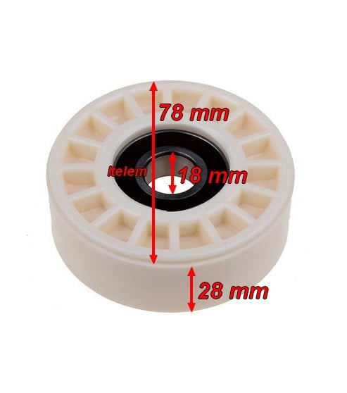 Galet de tambour sèche-linge Miele 4245322