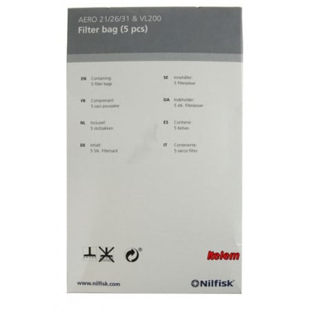 Sacs aspirateur Aero Nilfisk 107419590