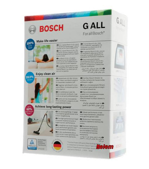 Sacs aspirateur Siemens VZ41AFG Type G 00468383