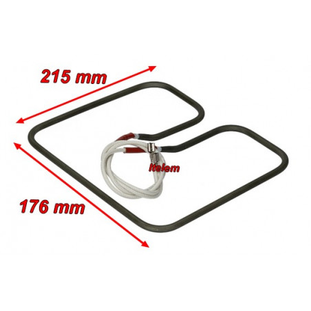 Résistance 800W plaque à panini Roller Grill D02139
