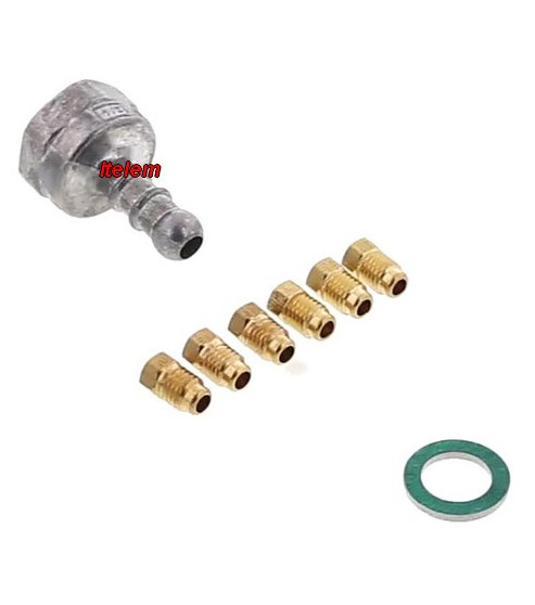 Kit injecteurs gaz naturel cuisinière Bompani 38727