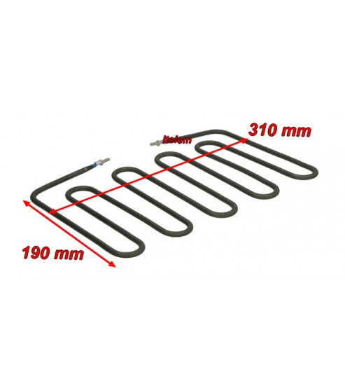 Résistance inférieure plaque de cuisson Fimar CO1060