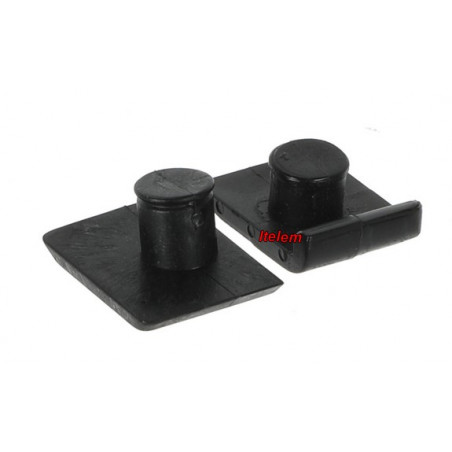 Kit embout poignée porte four Angelo Po 6300843