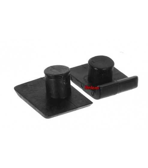 Kit embout poignée porte four Angelo Po 6300843