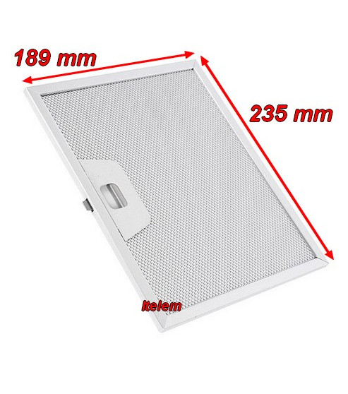 Filtre graisse métallique hotte Electrolux 50251235003