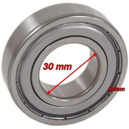 Roulement de palier 30 x 62 x 16 mm lave-linge Arthur-Martin 50269560004