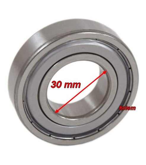 Roulement de palier 30 x 62 x 16 mm lave-linge Arthur-Martin 50269560004