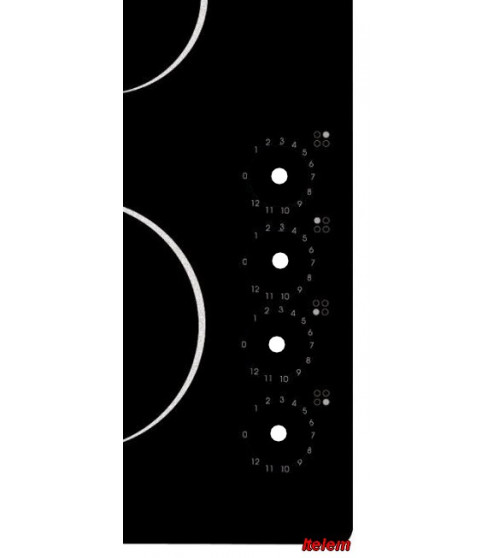 Dessus verre vitrocéramique table de cuisson Whirlpool 481244039812