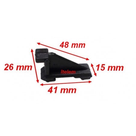 Supports taquets plastique armoire réfrigérée Olitrem 004042