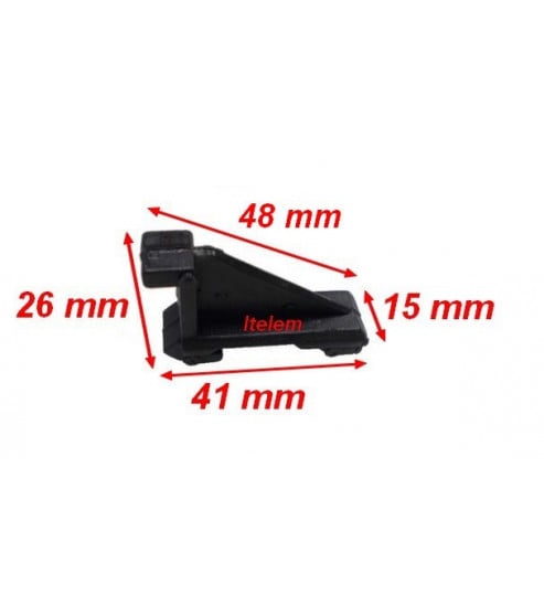 Supports taquets plastique armoire réfrigérée Olitrem 004042