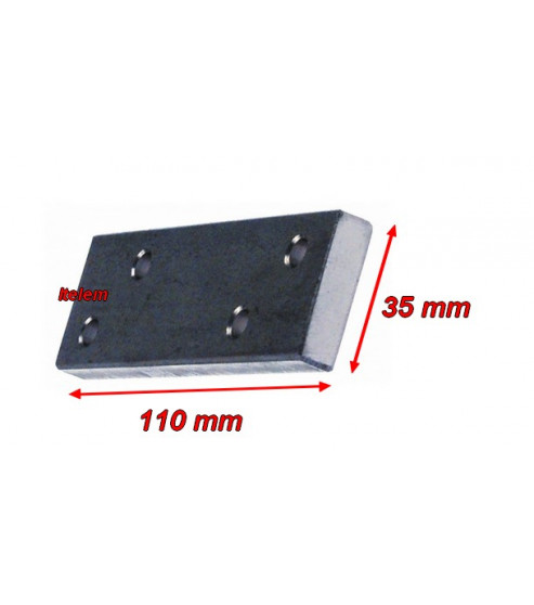 Plaque serrure de porte four à convection Angelo Po 36M1570