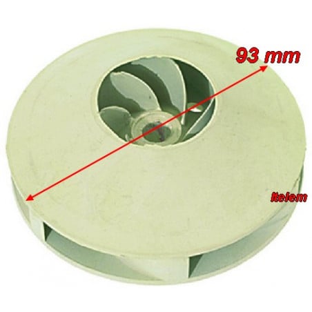 Turbine de pompe de cyclage Fir lave-vaisselle Comenda 631714
