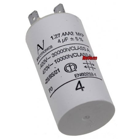 Condensateur 4 µF hotte Whilpool 481212028054