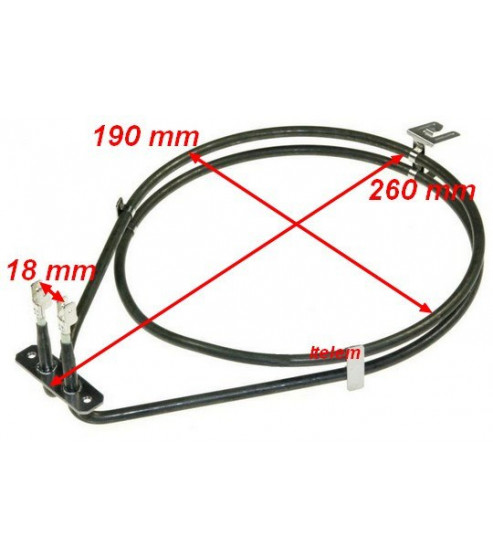 Résistance circulaire four Bosch 00443340