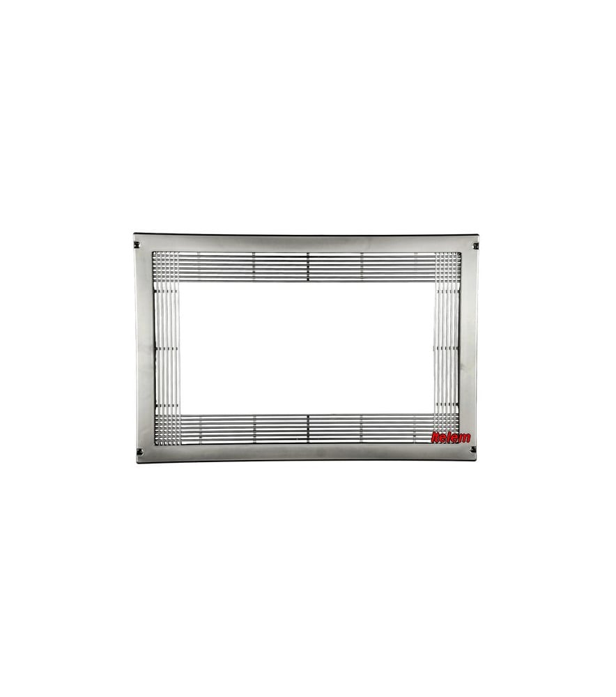 Enjoliveur gris de façade four micro-ondes