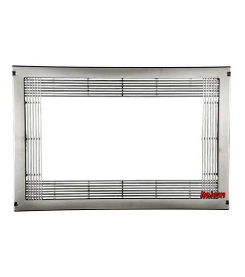 Enjoliveur gris de façade four micro-ondes
