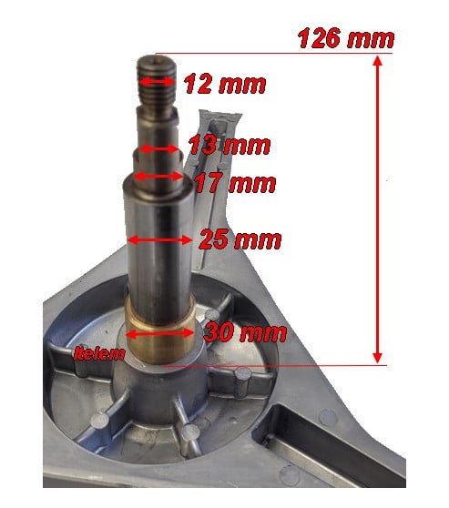 Croisillon de tambour lave-linge Whirlpool 481241818575