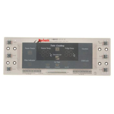 Carte electronique affichage refrigerateur americain Samsung DA41 00173F