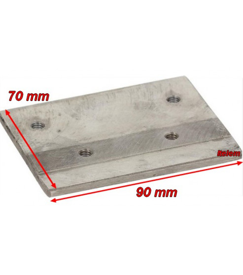 Profil fixation poignée de porte 90x70 mm four Angelo Po 35V9050