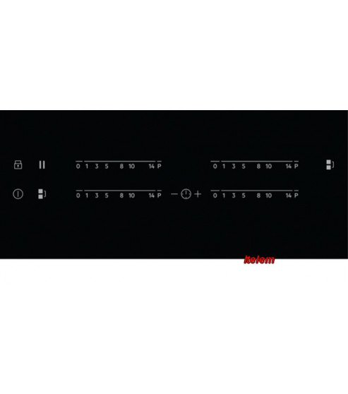 Dessus verre vitrocéramique plaque de cuisson AEG 5551123937