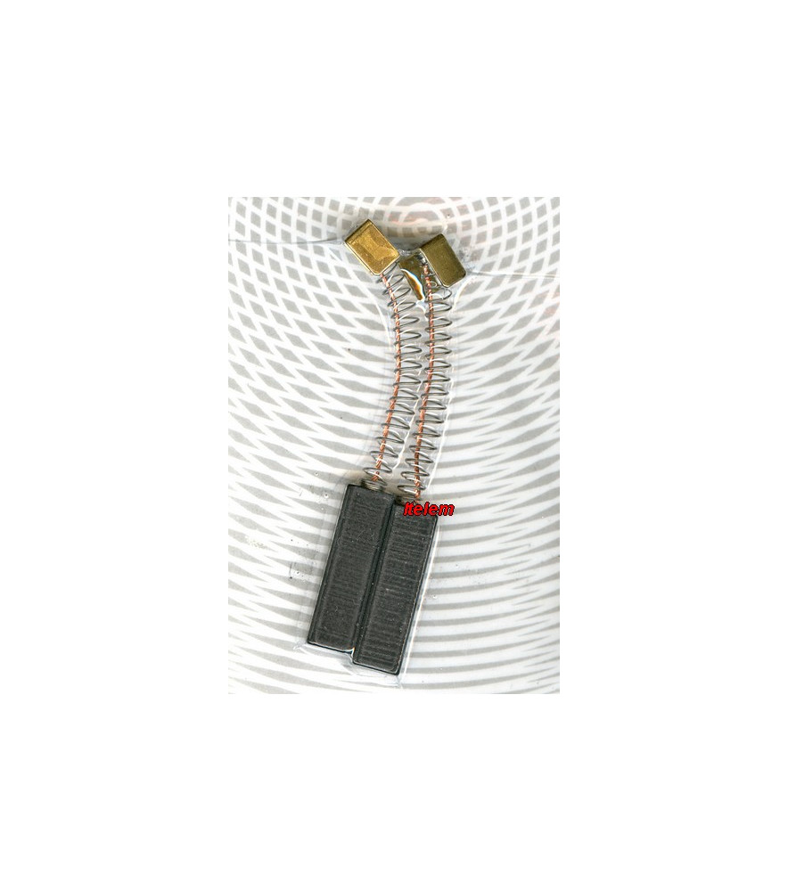 Charbons moteur universel 9 x 6 x 30 mm aspirateur